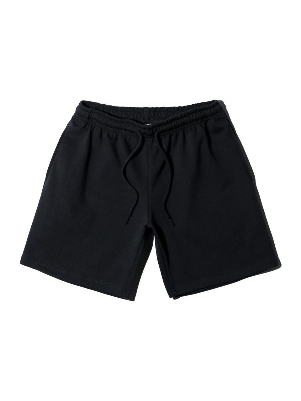 Black Unicolor Short