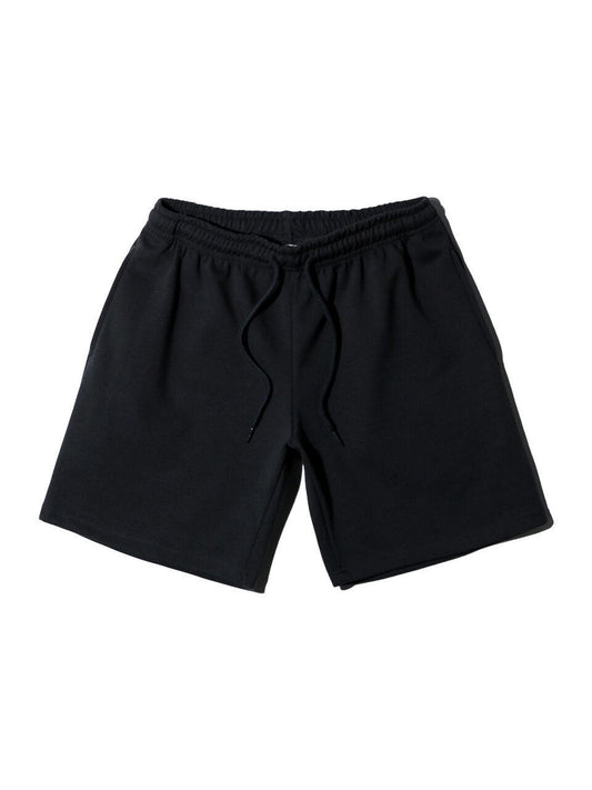 Black Unicolor Short
